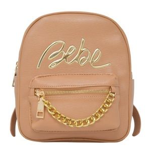 Bebe Gianna Backpack in black or Tan